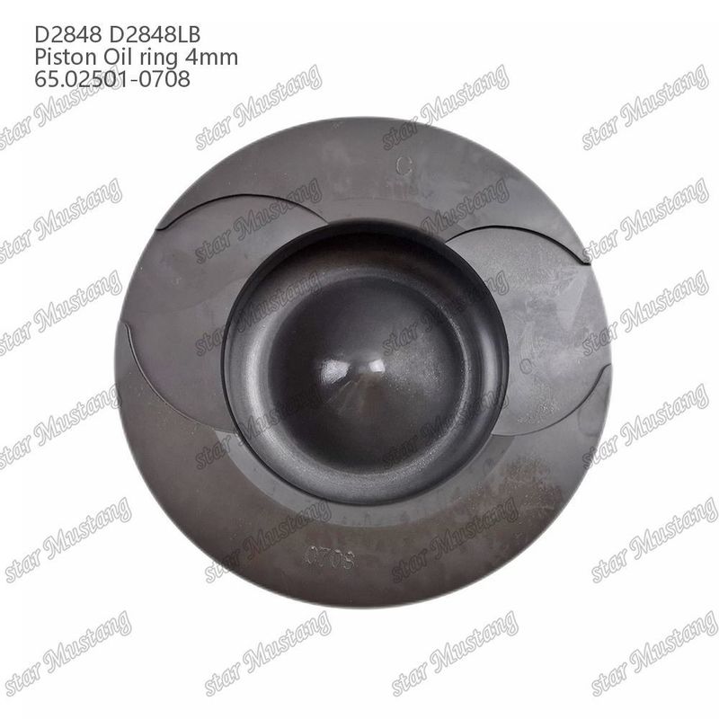 পিস্টন D2848 D2848LB তেল রিং 4 মিমি 65.02501-0708 Doosan ডিজেল ইঞ্জিন মেরামত অংশ জন্য