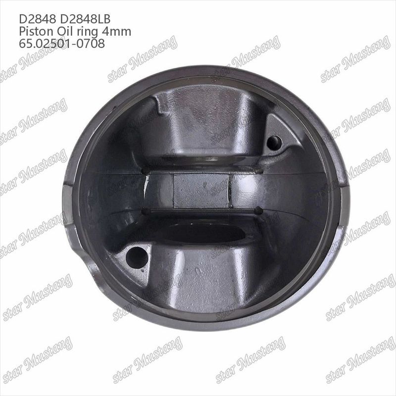 পিস্টন D2848 D2848LB তেল রিং 4 মিমি 65.02501-0708 Doosan ডিজেল ইঞ্জিন মেরামত অংশ জন্য