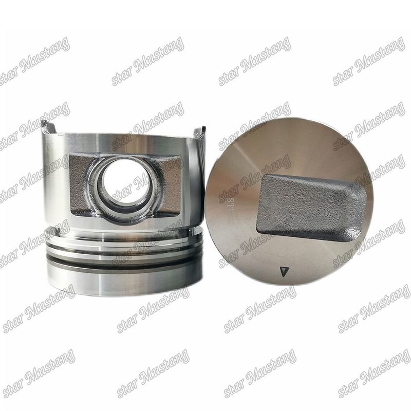 S4S S6S 3044C C3.4 ইঞ্জিন পিস্টন সঙ্গে Alfin তেল রিং 4.5mm 32A17-00100 জন্য Mitsubishi ইঞ্জিন খুচরা যন্ত্রাংশ