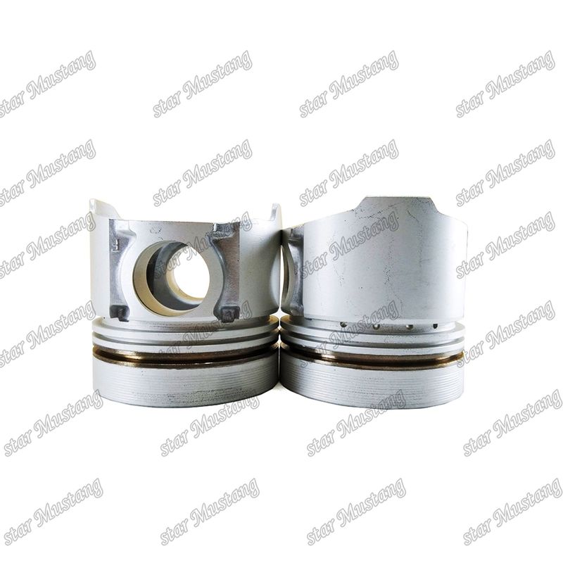 পিস্টন DB58 স্কয়ার নীচে 35mm পিন গর্ত জ্বলন চেম্বার 54mm 65.02501-0153 Doosan ডিজেল ইঞ্জিন মেরামতের অংশ জন্য