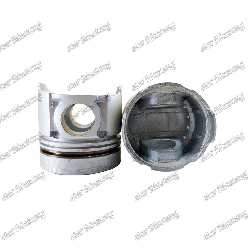 পিস্টন DB58 স্কয়ার নীচে 35mm পিন গর্ত জ্বলন চেম্বার 54mm 65.02501-0153 Doosan ডিজেল ইঞ্জিন মেরামতের অংশ জন্য