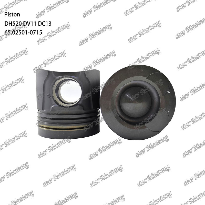 পিস্টন DH520 DV11 DC13 65.02501-0715 Doosan ডিজেল ইঞ্জিন মেরামত অংশ জন্য
