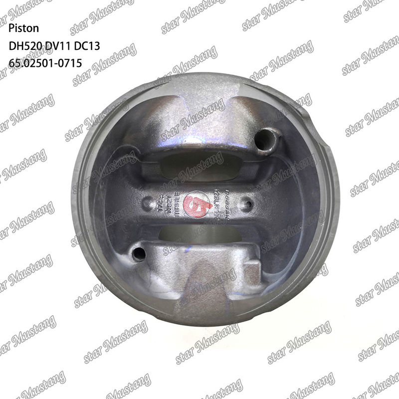 পিস্টন DH520 DV11 DC13 65.02501-0715 Doosan ডিজেল ইঞ্জিন মেরামত অংশ জন্য