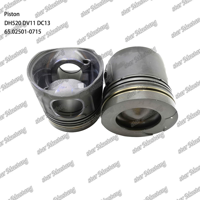 পিস্টন DH520 DV11 DC13 65.02501-0715 Doosan ডিজেল ইঞ্জিন মেরামত অংশ জন্য