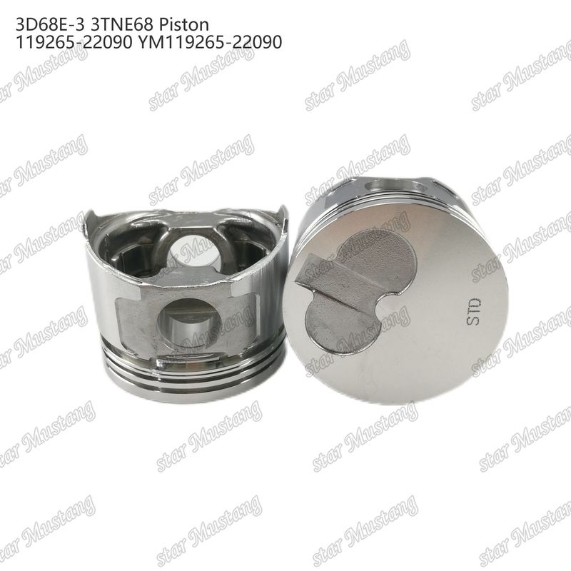 পিস্টন 3D68E-3 3TNE68 উচ্চতা 53mm 119265-22090 YM119265-22090 Yanmar ডিজেল ইঞ্জিন মেরামতের জন্য