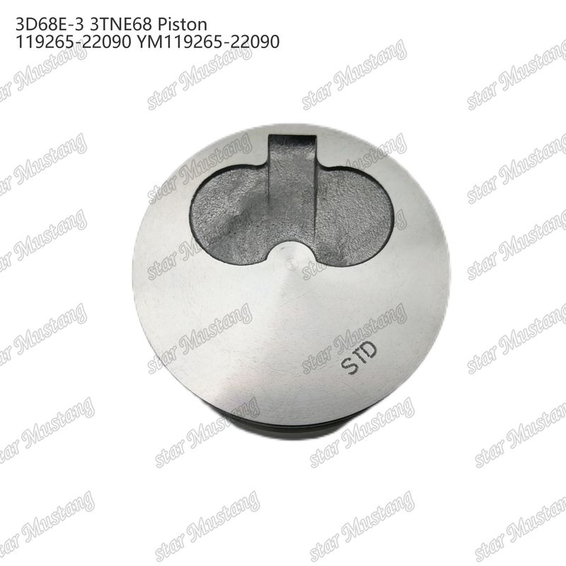 পিস্টন 3D68E-3 3TNE68 উচ্চতা 53mm 119265-22090 YM119265-22090 Yanmar ডিজেল ইঞ্জিন মেরামতের জন্য