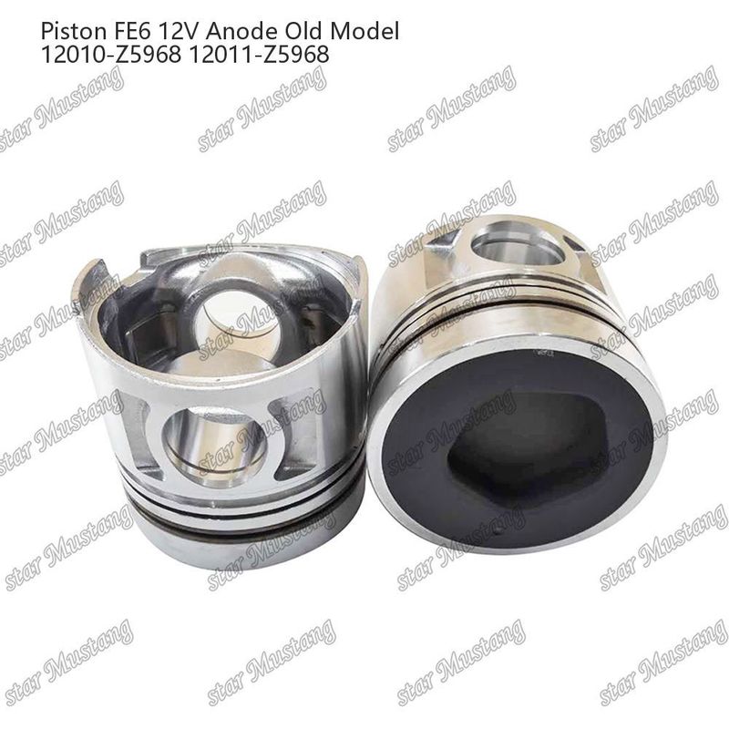 FE6 ইঞ্জিন পিস্টন 12 ভালভ 12010-Z5968 12011-Z5968 নিসান ইঞ্জিনের খুচরা যন্ত্রাংশের জন্য