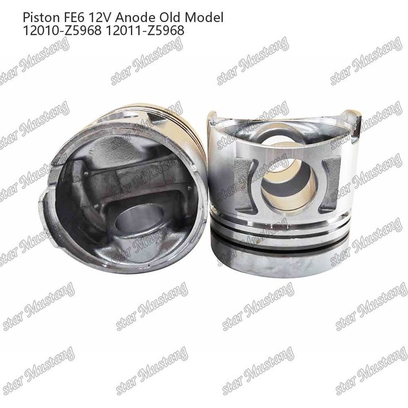 FE6 ইঞ্জিন পিস্টন 12 ভালভ 12010-Z5968 12011-Z5968 নিসান ইঞ্জিনের খুচরা যন্ত্রাংশের জন্য