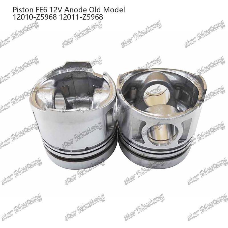 FE6 ইঞ্জিন পিস্টন 12 ভালভ 12010-Z5968 12011-Z5968 নিসান ইঞ্জিনের খুচরা যন্ত্রাংশের জন্য