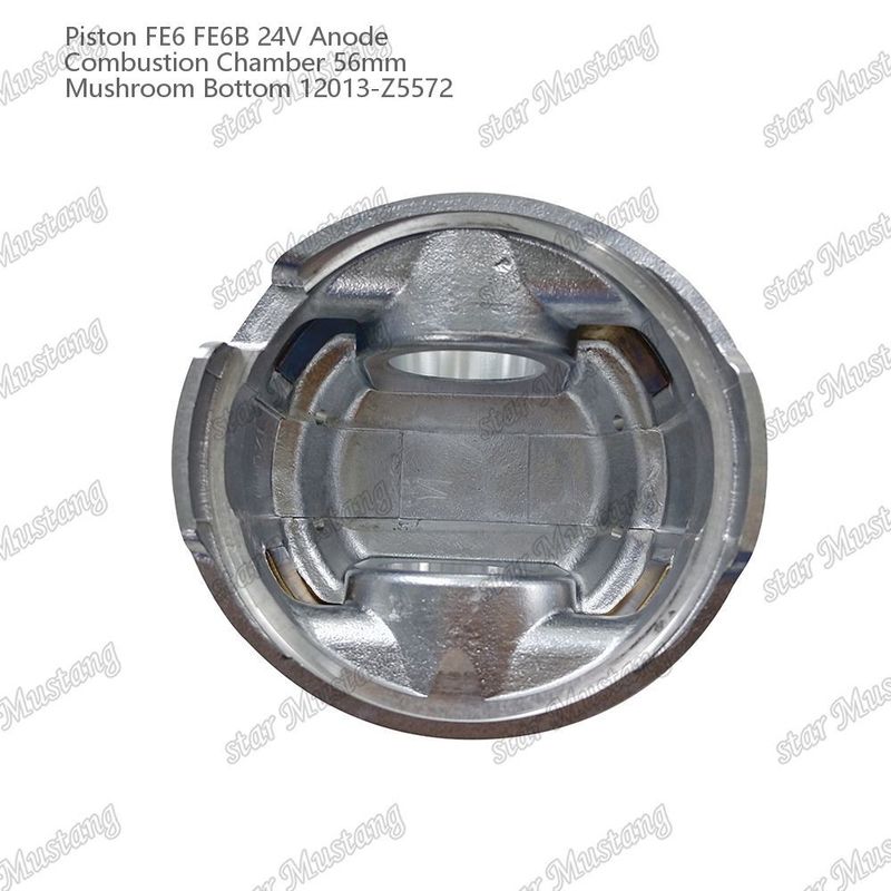 FE6 FE6B ইঞ্জিন পিস্টন 24V চেম্বার আকার 56mm 2.5x2x4mm 12013-Z5572 নিসান ইঞ্জিন খুচরা যন্ত্রাংশের জন্য