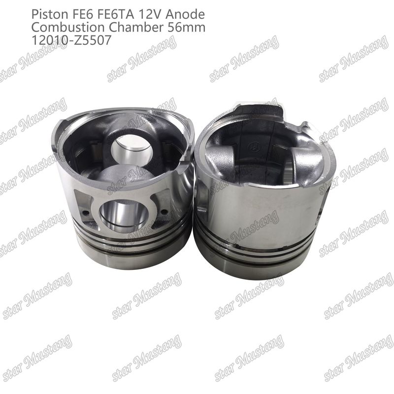 FE6 FE6TA ইঞ্জিন পিস্টন12V চেম্বার আকার 56mm 2.5x2x4mm 12010-Z5507 নিসান ইঞ্জিনের খুচরা যন্ত্রাংশের জন্য