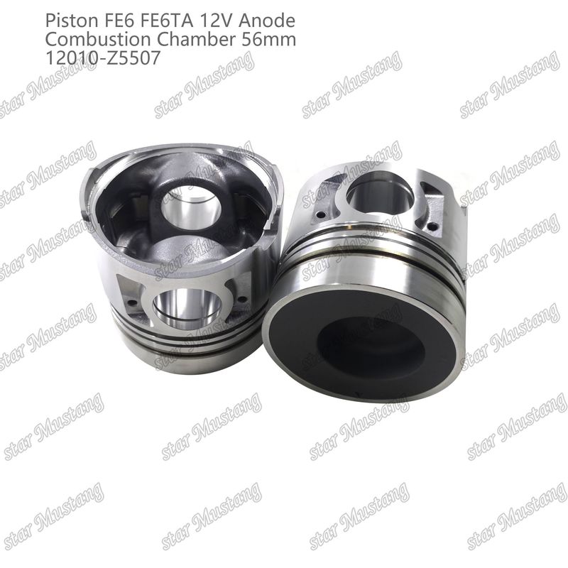 FE6 FE6TA ইঞ্জিন পিস্টন12V চেম্বার আকার 56mm 2.5x2x4mm 12010-Z5507 নিসান ইঞ্জিনের খুচরা যন্ত্রাংশের জন্য