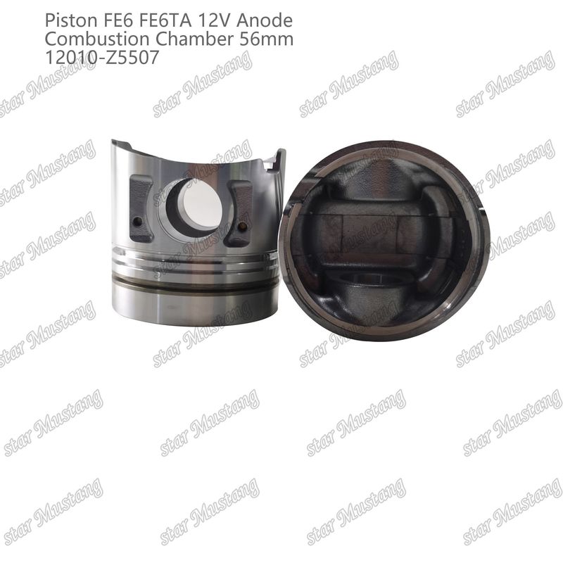 FE6 FE6TA ইঞ্জিন পিস্টন12V চেম্বার আকার 56mm 2.5x2x4mm 12010-Z5507 নিসান ইঞ্জিনের খুচরা যন্ত্রাংশের জন্য
