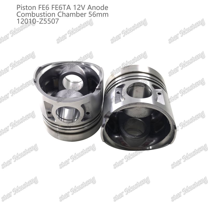 FE6 FE6TA ইঞ্জিন পিস্টন12V চেম্বার আকার 56mm 2.5x2x4mm 12010-Z5507 নিসান ইঞ্জিনের খুচরা যন্ত্রাংশের জন্য