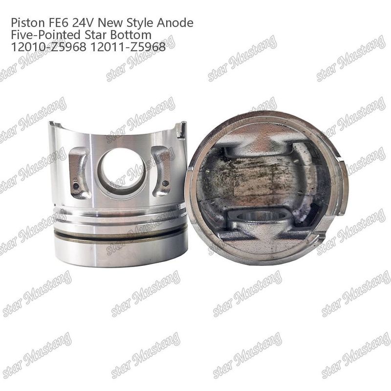 FE6T ইঞ্জিন পিস্টন 24V নতুন প্রকার 2.5x2x4mm 12011-Z5776 12011-Z5506 12011-Z5968 নিসান ইঞ্জিনের খুচরা যন্ত্রাংশের জন্য