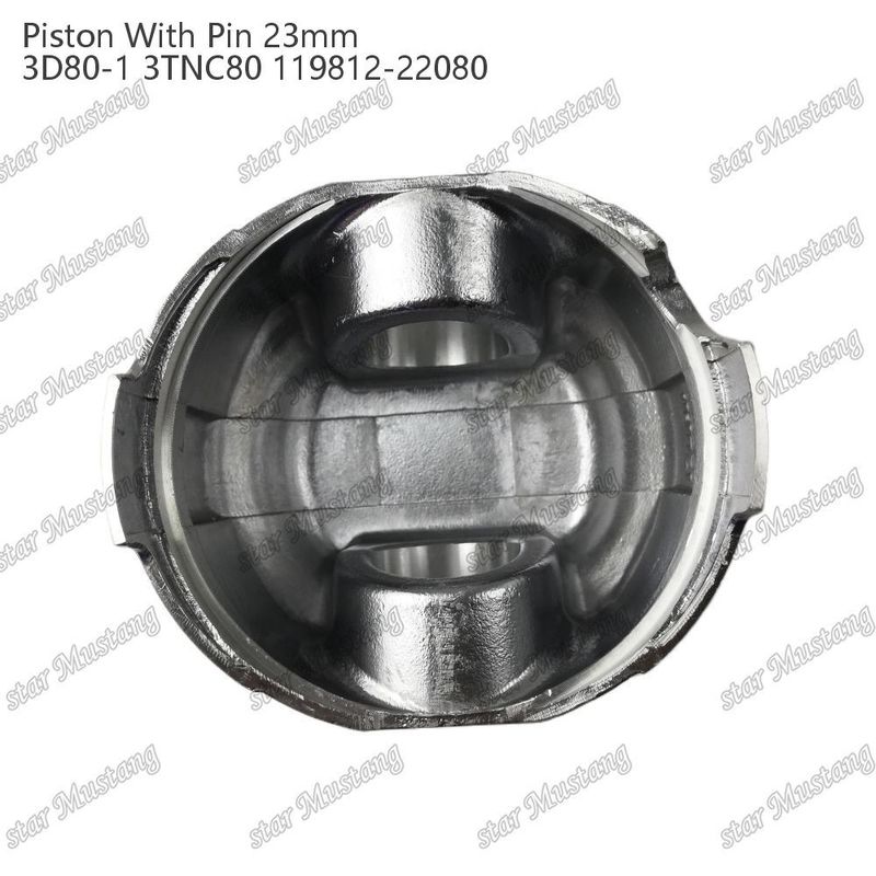পিস্টন 3D80-1 3TNC80 পিন সাইজ 23mm 119812-22080 Yanmar ডিজেল ইঞ্জিন মেরামত অংশ জন্য