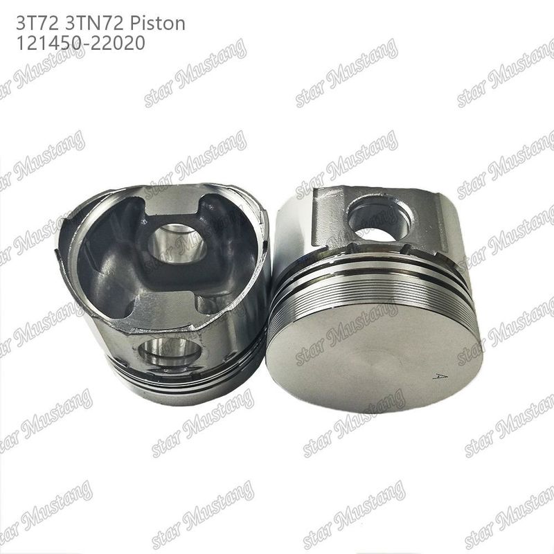পিস্টন 3TN72 3T72 সমতল নীচে 65.5mm উচ্চতা 121450-22020 Yanmar ডিজেল ইঞ্জিন মেরামত অংশ জন্য