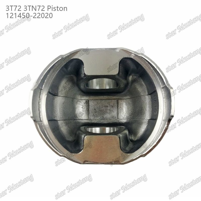 পিস্টন 3TN72 3T72 সমতল নীচে 65.5mm উচ্চতা 121450-22020 Yanmar ডিজেল ইঞ্জিন মেরামত অংশ জন্য
