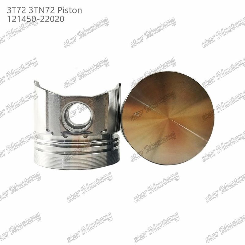 পিস্টন 3TN72 3T72 সমতল নীচে 65.5mm উচ্চতা 121450-22020 Yanmar ডিজেল ইঞ্জিন মেরামত অংশ জন্য