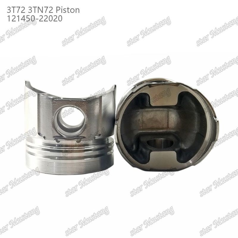 পিস্টন 3TN72 3T72 সমতল নীচে 65.5mm উচ্চতা 121450-22020 Yanmar ডিজেল ইঞ্জিন মেরামত অংশ জন্য