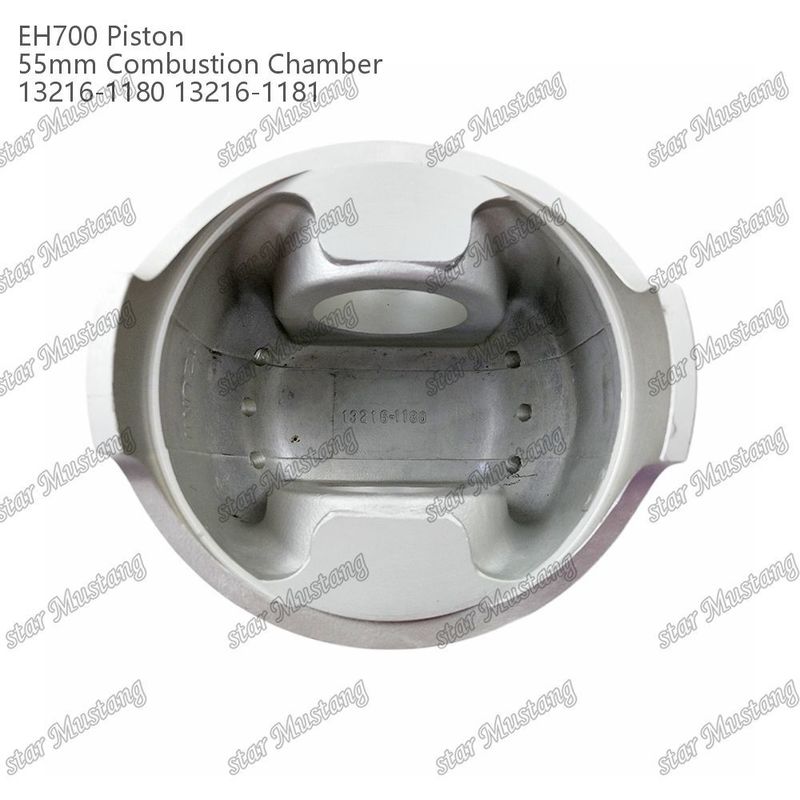 পিস্টন EH700 55mm জ্বলন চেম্বার 13216-1181 13216-1180 Hino ডিজেল ইঞ্জিন মেরামত অংশ জন্য