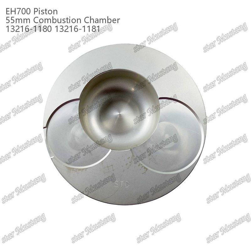 পিস্টন EH700 55mm জ্বলন চেম্বার 13216-1181 13216-1180 Hino ডিজেল ইঞ্জিন মেরামত অংশ জন্য