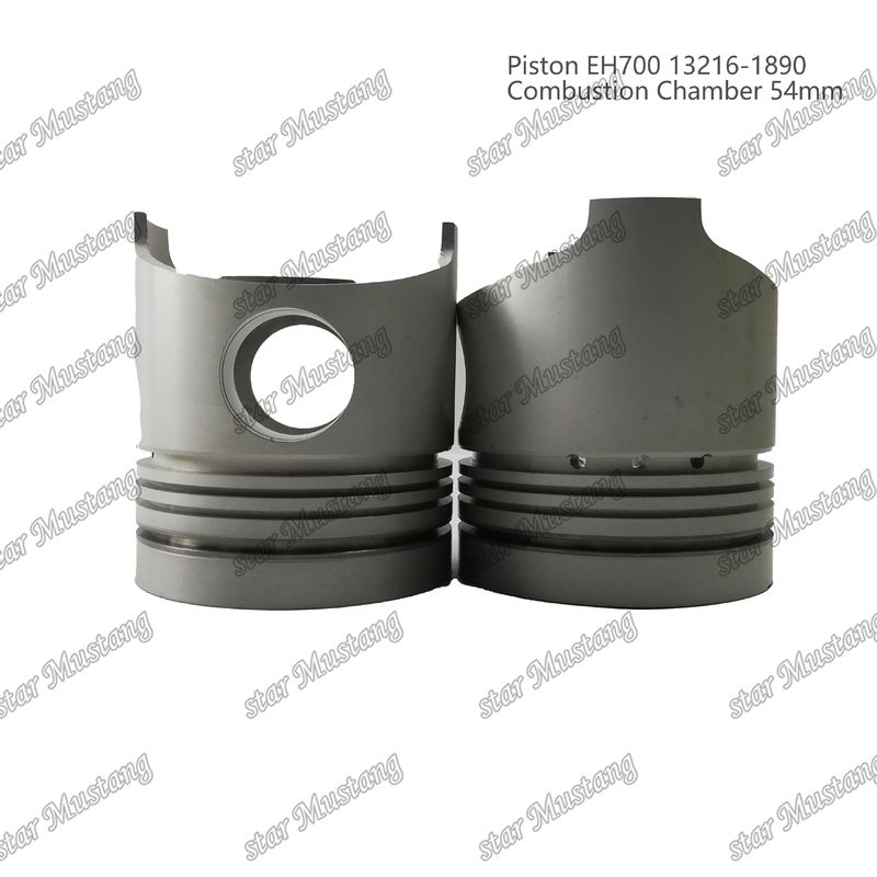 পিস্টন EH700 জ্বলন চেম্বার 54mm 13216-1890 জন্য Hino ডিজেল ইঞ্জিন মেরামত অংশ