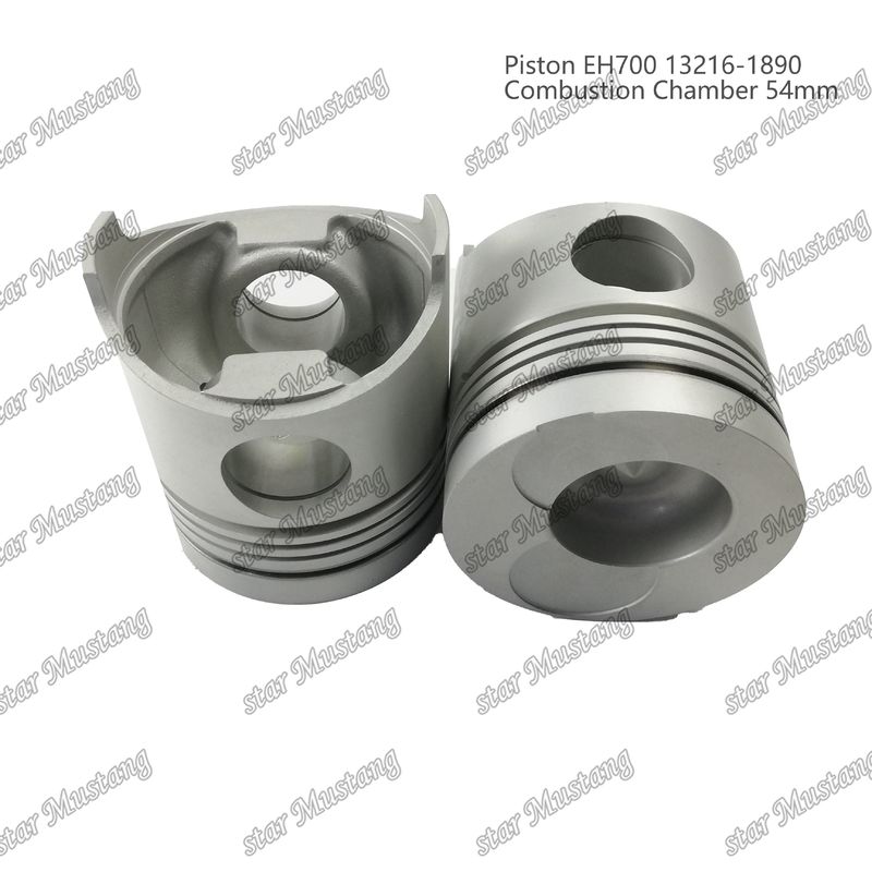 পিস্টন EH700 জ্বলন চেম্বার 54mm 13216-1890 জন্য Hino ডিজেল ইঞ্জিন মেরামত অংশ