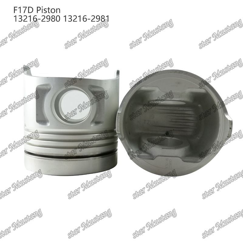 পিস্টন F17D জ্বলন চেম্বার 69mm 13216-2980 13216-2981 Hino ডিজেল ইঞ্জিন মেরামতের জন্য