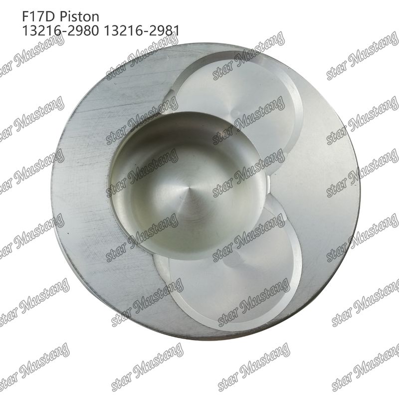 পিস্টন F17D জ্বলন চেম্বার 69mm 13216-2980 13216-2981 Hino ডিজেল ইঞ্জিন মেরামতের জন্য