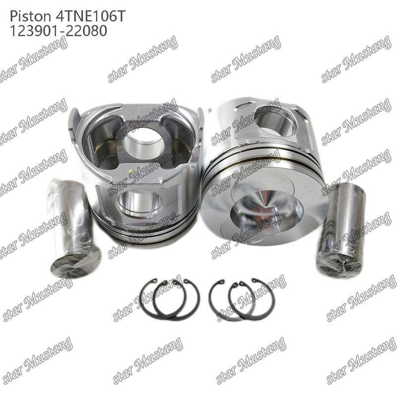 পিস্টন 4TNE106T ভ্যালভ প্রিন্ট সহ 123901-22080 Yanmar ডিজেল ইঞ্জিন মেরামতের জন্য
