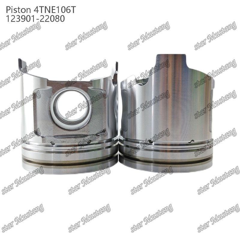 পিস্টন 4TNE106T ভ্যালভ প্রিন্ট সহ 123901-22080 Yanmar ডিজেল ইঞ্জিন মেরামতের জন্য