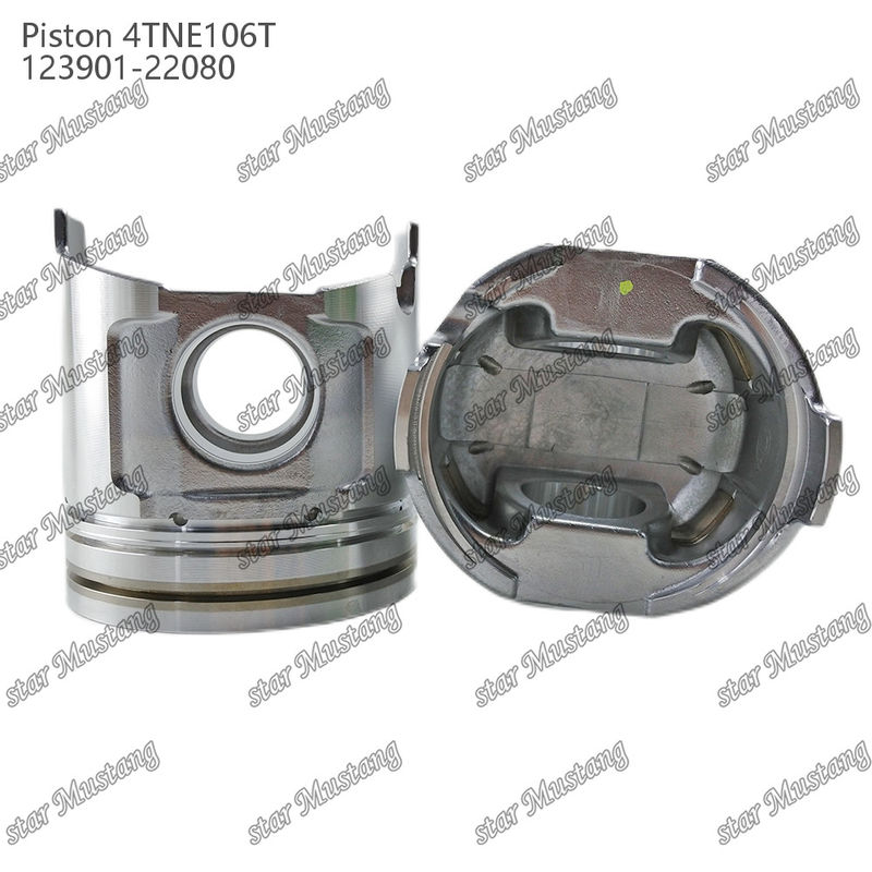 পিস্টন 4TNE106T ভ্যালভ প্রিন্ট সহ 123901-22080 Yanmar ডিজেল ইঞ্জিন মেরামতের জন্য