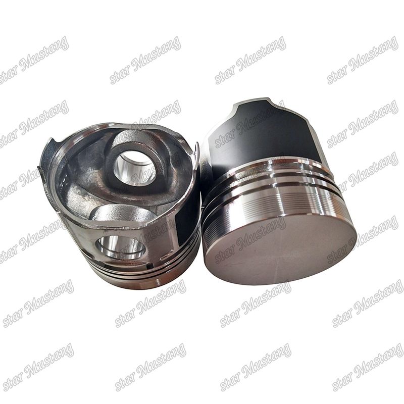 পিস্টন HD019 3TN75 119810-22080 YM119810-22080 Yanmar ডিজেল ইঞ্জিন মেরামতের জন্য সমতল নীচের অংশ