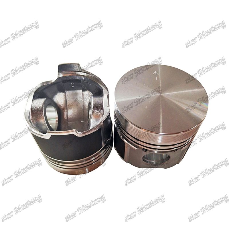 পিস্টন HD019 3TN75 119810-22080 YM119810-22080 Yanmar ডিজেল ইঞ্জিন মেরামতের জন্য সমতল নীচের অংশ