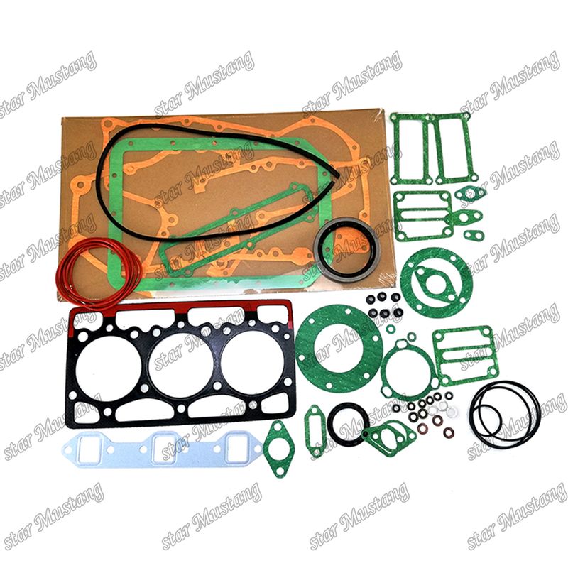 কমাতসু ডিজেল ইঞ্জিন মেরামতের জন্য সম্পূর্ণ গ্যাসকেট কিট 3D94 6143-11-1810 গ্যাসকেট সেট