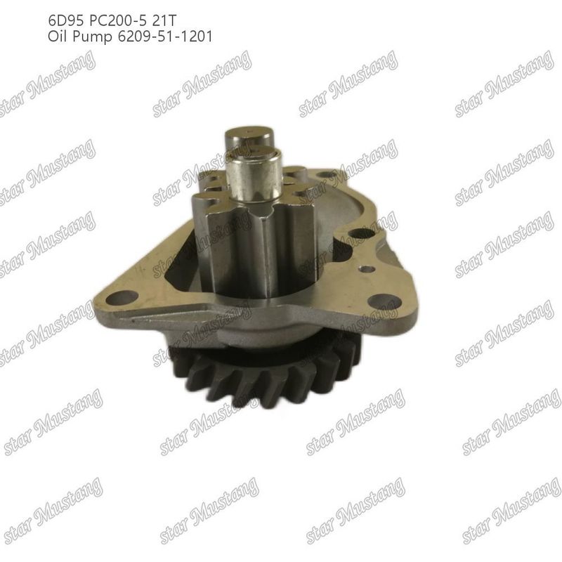 তেল পাম্প 6D95 PC200-5 21T 6209-51-1201 কুমাতসু ইঞ্জিনের খুচরা যন্ত্রাংশের জন্য