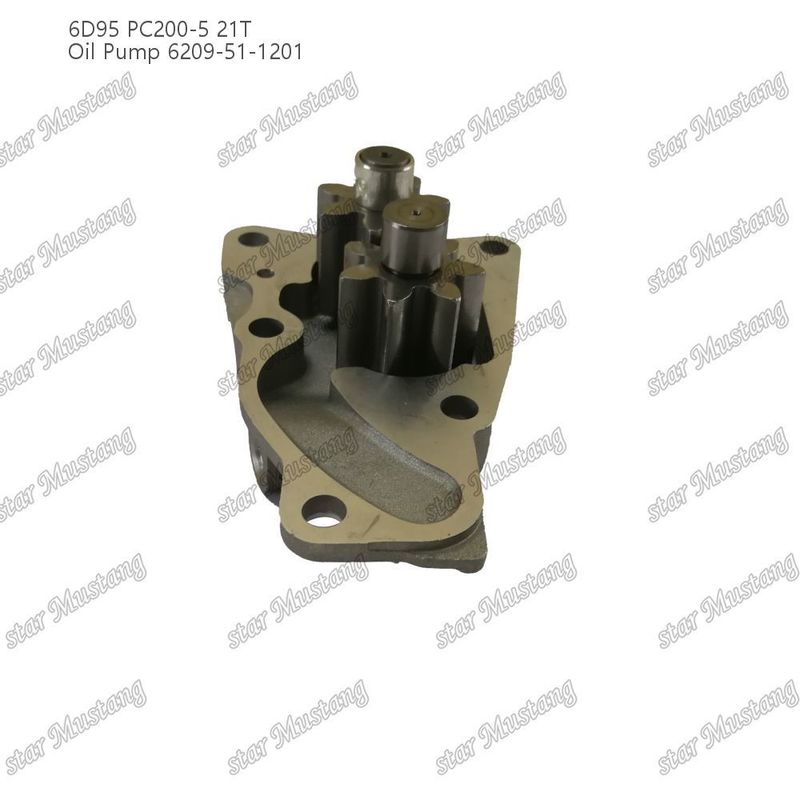তেল পাম্প 6D95 PC200-5 21T 6209-51-1201 কুমাতসু ইঞ্জিনের খুচরা যন্ত্রাংশের জন্য