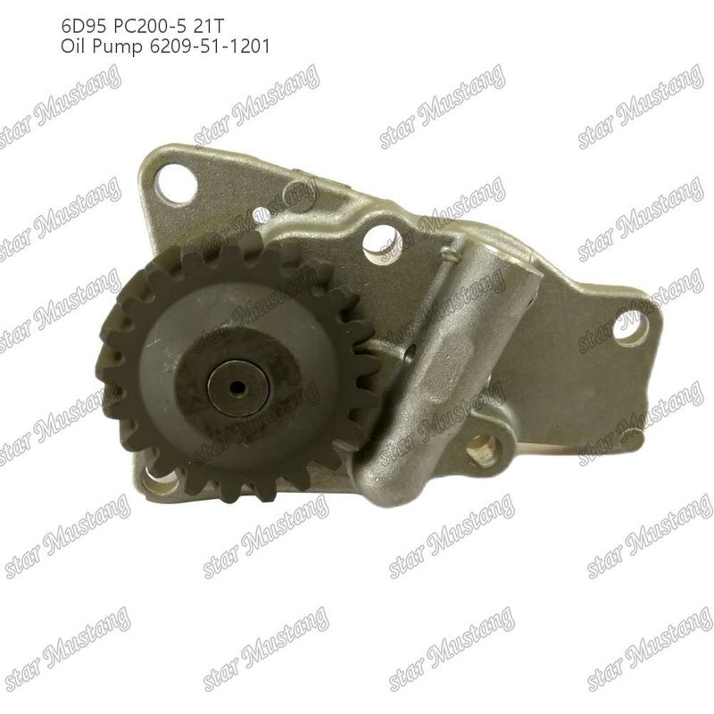 তেল পাম্প 6D95 PC200-5 21T 6209-51-1201 কুমাতসু ইঞ্জিনের খুচরা যন্ত্রাংশের জন্য