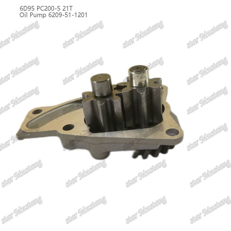 তেল পাম্প 6D95 PC200-5 21T 6209-51-1201 কুমাতসু ইঞ্জিনের খুচরা যন্ত্রাংশের জন্য