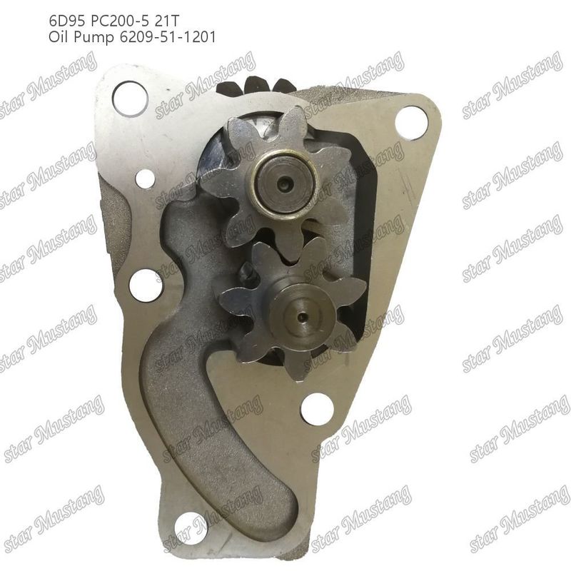 তেল পাম্প 6D95 PC200-5 21T 6209-51-1201 কুমাতসু ইঞ্জিনের খুচরা যন্ত্রাংশের জন্য