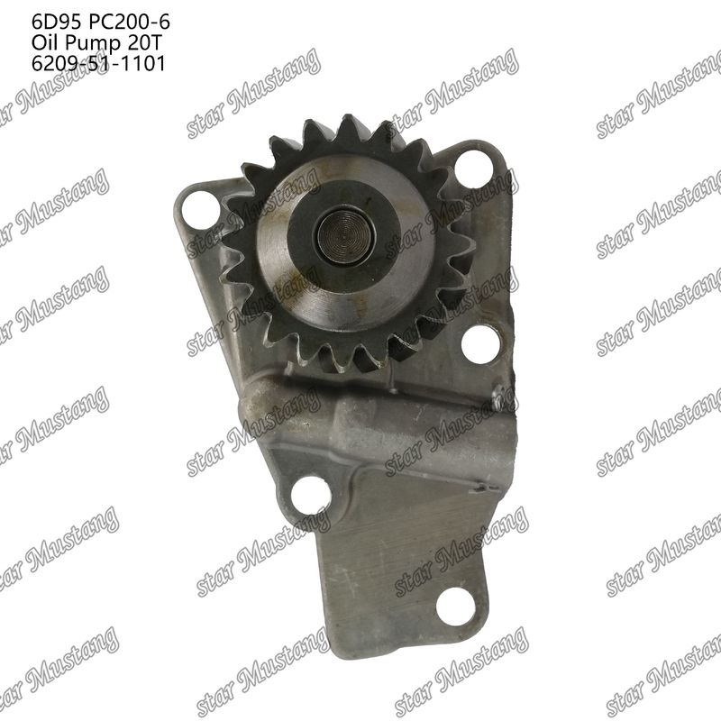 তেল পাম্প 6D95 PC200-6 20T 6209-51-1101 কুমাতসু ইঞ্জিনের খুচরা যন্ত্রাংশের জন্য