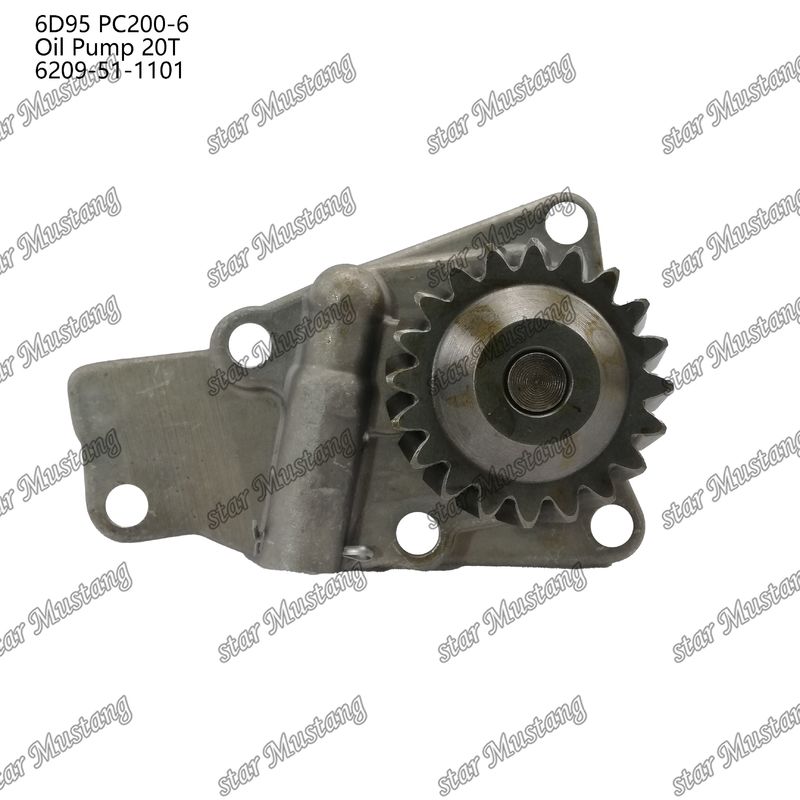 তেল পাম্প 6D95 PC200-6 20T 6209-51-1101 কুমাতসু ইঞ্জিনের খুচরা যন্ত্রাংশের জন্য