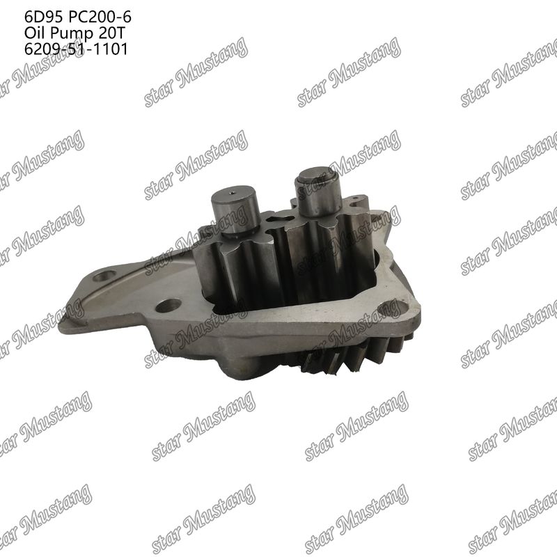 তেল পাম্প 6D95 PC200-6 20T 6209-51-1101 কুমাতসু ইঞ্জিনের খুচরা যন্ত্রাংশের জন্য