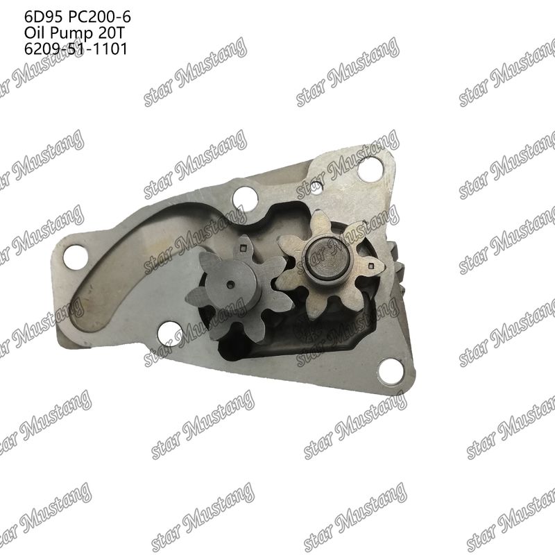 তেল পাম্প 6D95 PC200-6 20T 6209-51-1101 কুমাতসু ইঞ্জিনের খুচরা যন্ত্রাংশের জন্য