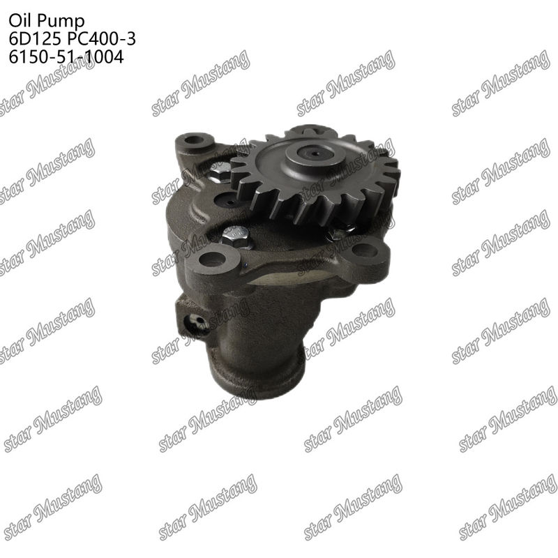 তেল পাম্প 6D125 PC400-3 ফ্ল্যাট 6150-51-1004 কুমাতসু ইঞ্জিনের খুচরা যন্ত্রাংশের জন্য