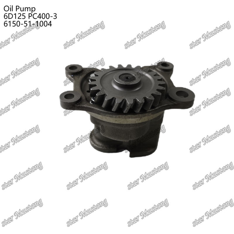 তেল পাম্প 6D125 PC400-3 ফ্ল্যাট 6150-51-1004 কুমাতসু ইঞ্জিনের খুচরা যন্ত্রাংশের জন্য