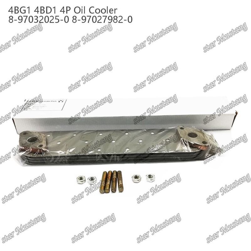 তেল কুলার 4BG1 4BD1 4P 8-97032025-0 8-97027982-0 ইসুজু ইঞ্জিনের খুচরা যন্ত্রাংশের জন্য