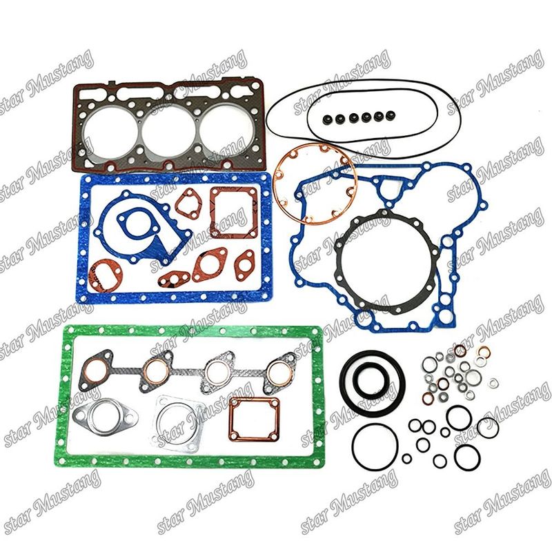 D1005 সম্পূর্ণ গ্যাসকেট সেট হেড গ্যাসকেট 1G040-03310 উপরের 1G041-99352 নীচের 1G062-99365 কুবোটার জন্য উপযুক্ত