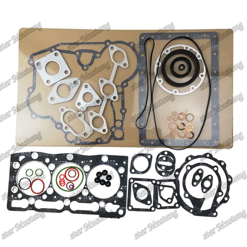 D1105 সম্পূর্ণ গ্যাসকেট সেট হেড গ্যাসকেট 1G063-03310 উপরের 1G062-99352 নীচের 1G062-99365 কুবোটার জন্য উপযুক্ত